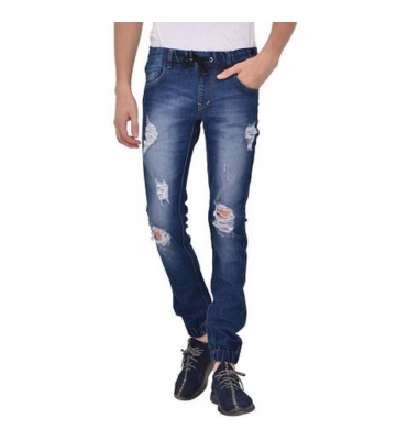 Slimfit Wornout, shaded Light blue jeans for Mens